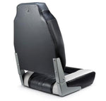 OGL Set of 2 Marine Folding Boat Seats Fishing All weather Swivel Chairs Black