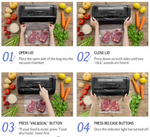 Maxkon Vacuum Sealer Machine Food Storage Packaging Saver Heat w/Free Bag Roll