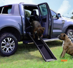 Heavy Duty Pet Puppy Dog Foldable CAR RAMP Steps Ultra Light Bi Fold Car SUV Van