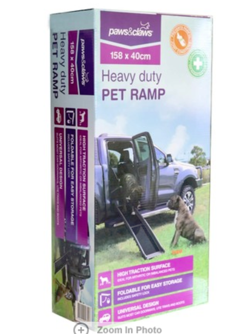 Heavy Duty Pet Puppy Dog Foldable CAR RAMP Steps Ultra Light Bi Fold Car SUV Van