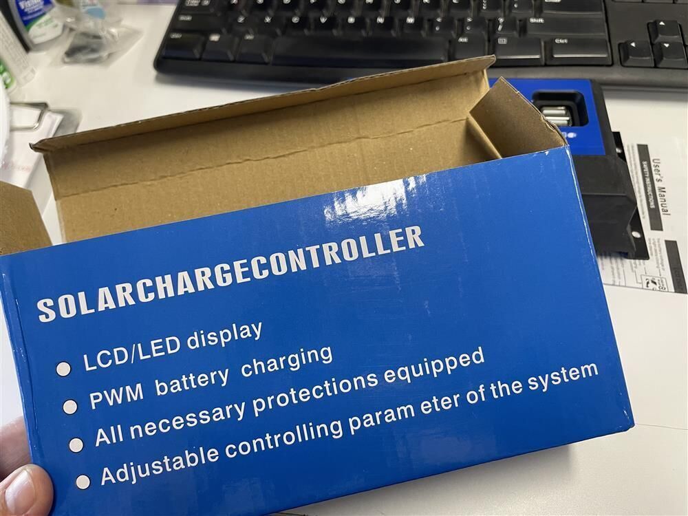 Solar Panel Charge Controller Regulator 12V/24V auto dual USB 60A Battery AU