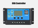 Solar Panel Charge Controller Regulator 12V/24V auto dual USB 60A Battery AU