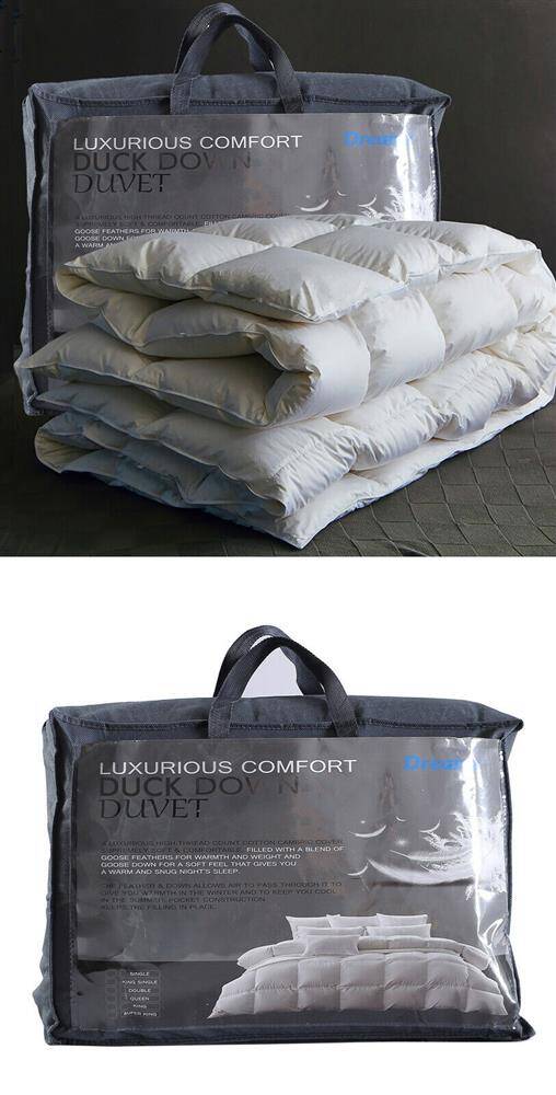 DreamZ 700GSM All Season Goose Down Feather Filling Duvet King Single