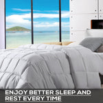 DreamZ Microfiber Bamboo Quilt Summer Winter Microfibre Doona 400GSM King Single