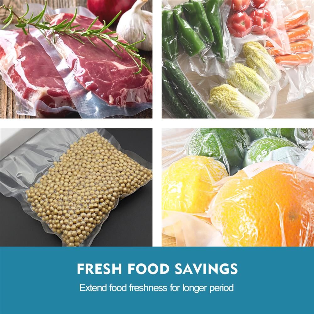 20x30cm 500pc Food Vacuum Sealer Storage Bags Fresh Saver Kitchen Sealing