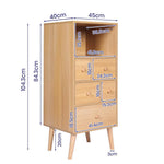Furb 5 Drawers Display Shelf Storage Cabinet Tallboy Table Stand Living Room