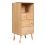 Furb 5 Drawers Display Shelf Storage Cabinet Tallboy Table Stand Living Room