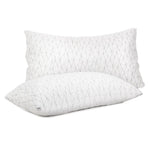 Giselle Bedding Memory Foam Pillow Shredded Pillows Rayon Cover Soft King Size