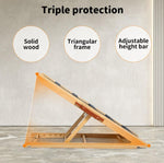 PaWz 5 Wood Adjustable Height Pet Ramp Stair Bed Sofa Wooden Foldable Portable
