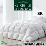 Giselle Duck Down Feather Quilt 500GSM Duvet Cover Super King All Season