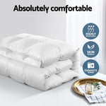 Giselle Duck Down Feather Quilt 500GSM Duvet Cover Super King All Season