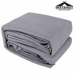 Instahut Sun Shade Sail Cloth Shadecloth Awning Shade Canopy Rectangle 280gsm