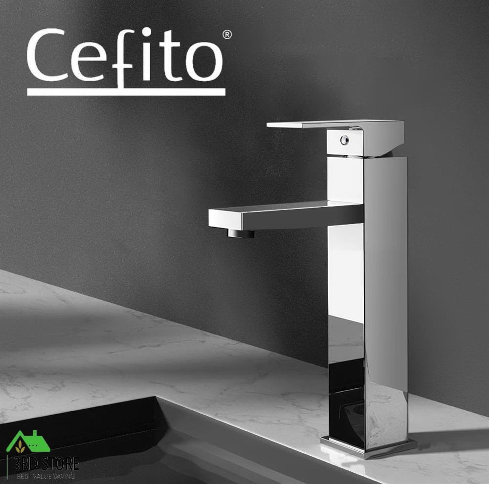 Cefito WELS Bathroom Taps Mixer Tap Basin Faucet Sink Laundry Brass Swivel DIY