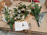 Jingle Jollys 190cm Snow-Flocked LED Christmas Tree – Returned Stock