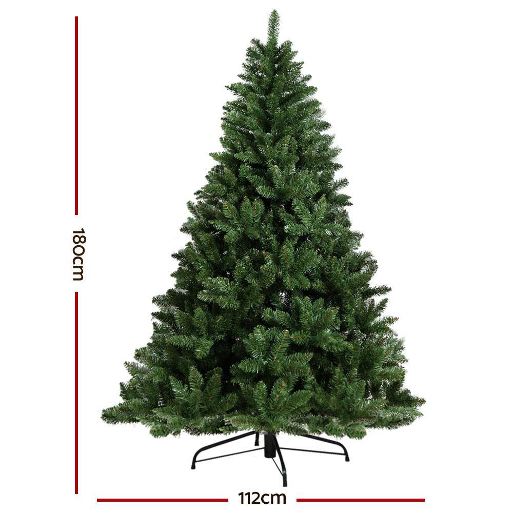 Jingle Jollys 1.8M 6FT Christmas Tree Xmas Decorations Green Home Decor 800 Tips