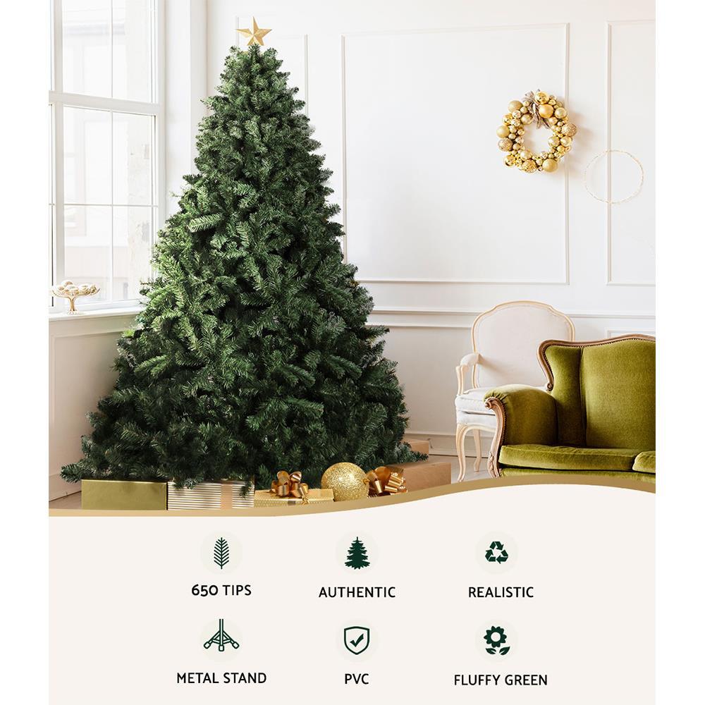 Jingle Jollys 1.8M 6FT Christmas Tree Xmas Decorations Green Home Decor 800 Tips
