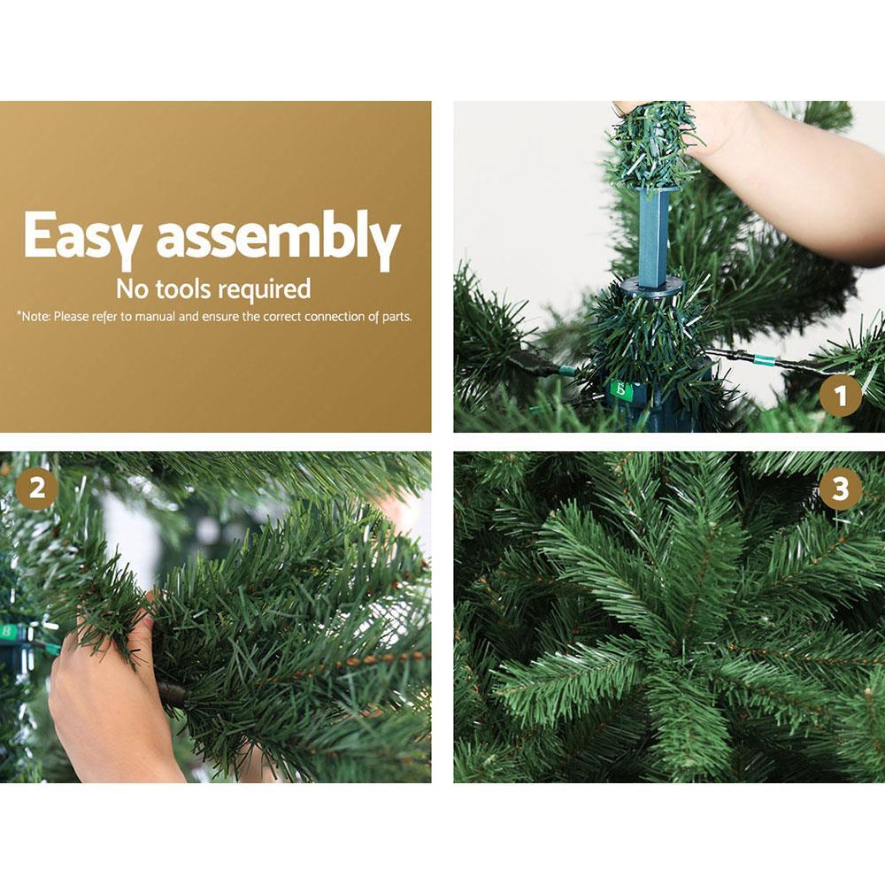 Jingle Jollys 1.8M 6FT Christmas Tree Xmas Decorations Green Home Decor 800 Tips